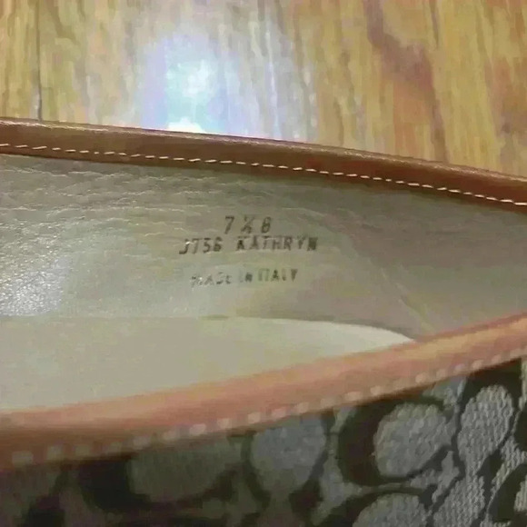 Coach Kathryn C Logo Ballet Kitten Heal Women’s Shoes Size 7.5 - Picture 8 of 14